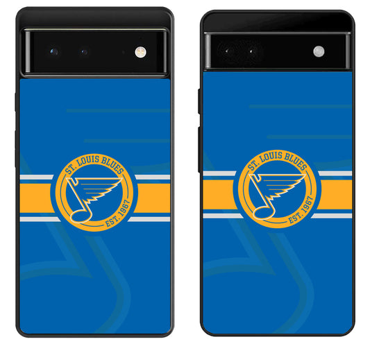 St Louis Blues Background Google Pixel 6 | 6A | 6 Pro Case