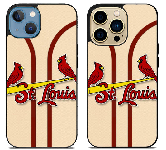 St Louis Cardinals Background iPhone 14 | 14 Plus | 14 Pro | 14 Pro Max Case