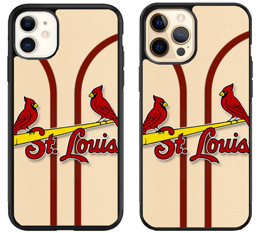 St Louis Cardinals Background iPhone 12 | 12 Mini | 12 Pro | 12 Pro Max Case