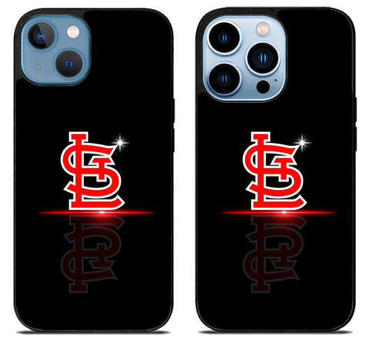 St Louis Cardinals Black iPhone 13 | 13 Mini | 13 Pro | 13 Pro Max Case