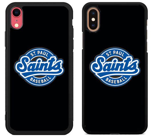 St Paul Saints Baseball Logo iPhone X | Xs | Xr | Xs Max Case