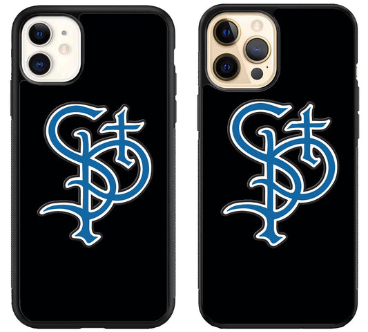 St Paul Saints Black iPhone 12 | 12 Mini | 12 Pro | 12 Pro Max Case