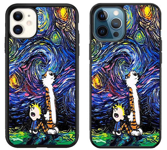 Calvin And Hobbes Starry Night iPhone 11 | 11 Pro | 11 Pro Max Case