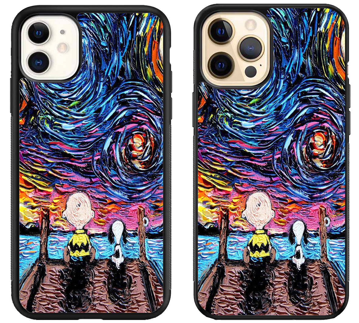 Starry Night snoopy Wallpaper iPhone 12 | 12 Mini | 12 Pro | 12 Pro Max Case