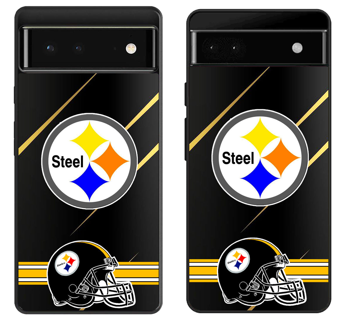 Steelers American Metallic Google Pixel 6 | 6A | 6 Pro Case