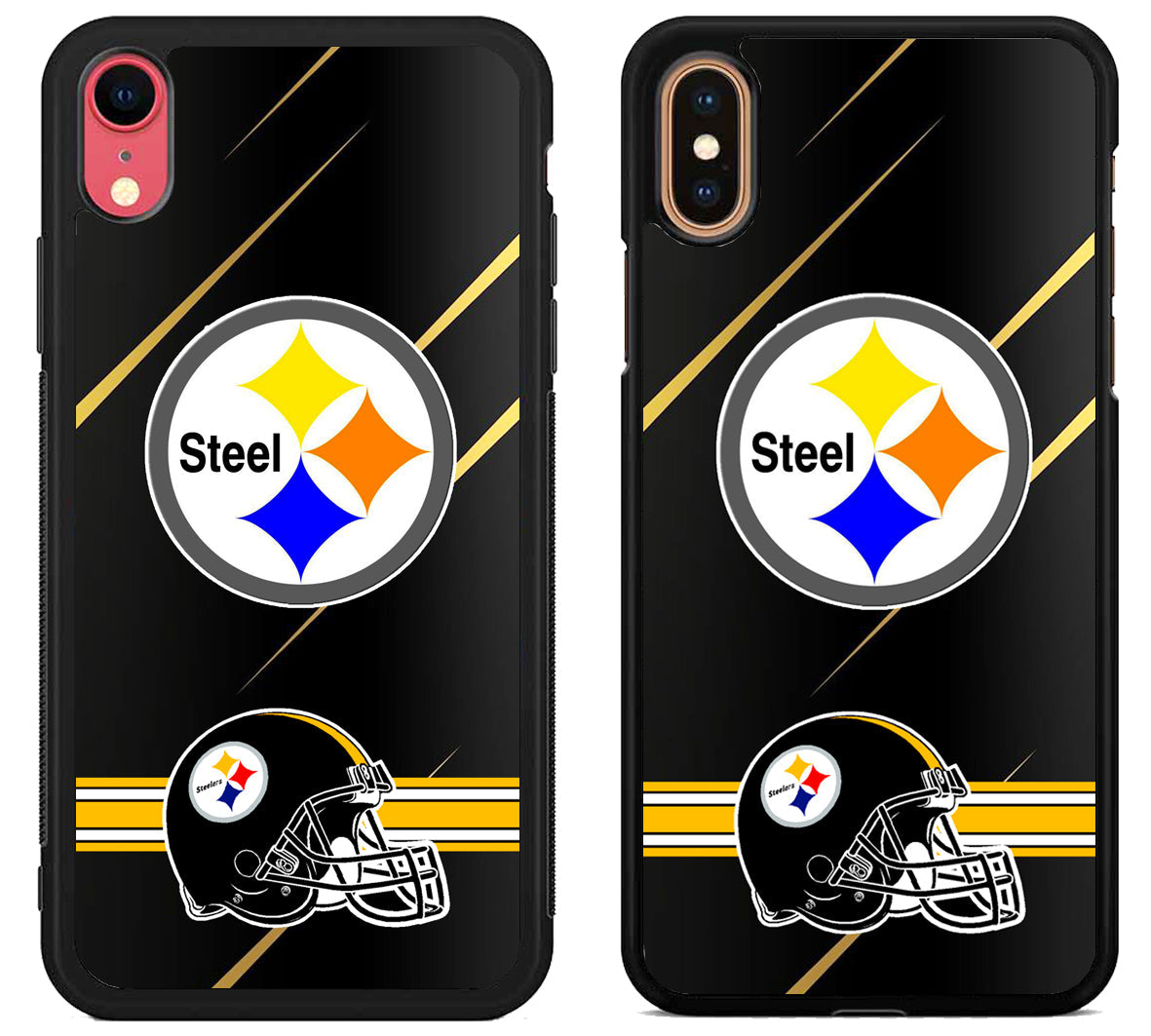 Steelers American Metallic iPhone X | Xs | Xr | Xs Max Case