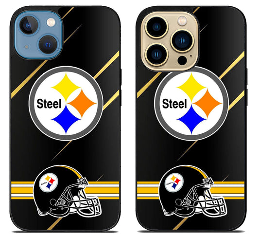 Pittsburgh Steelers American Metallic iPhone 14 | 14 Plus | 14 Pro | 14 Pro Max Case