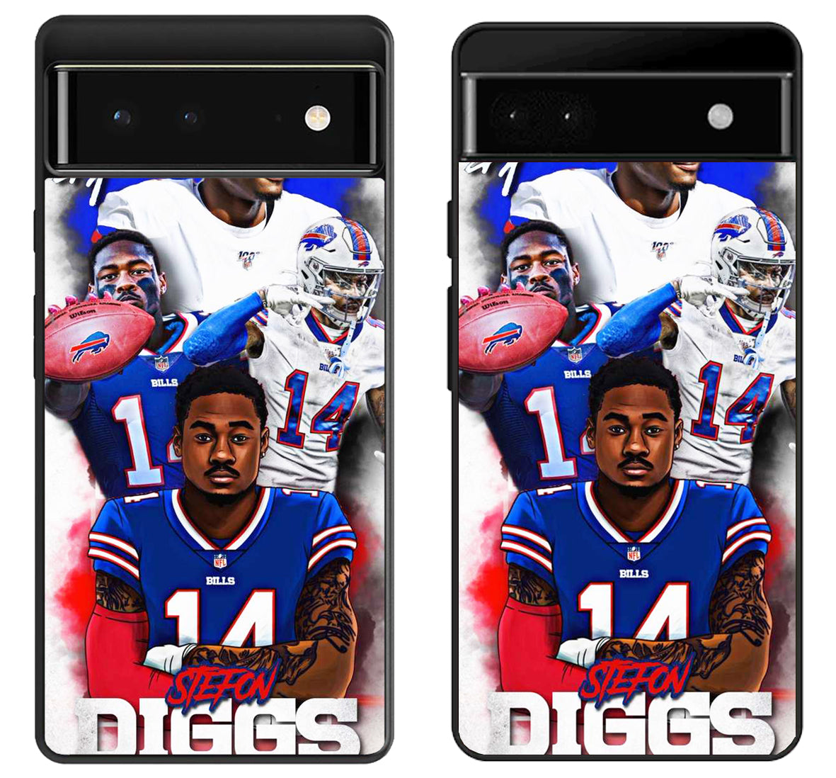 Stefon Diggs Buffalo Bills Collage Google Pixel 6 | 6A | 6 Pro Case