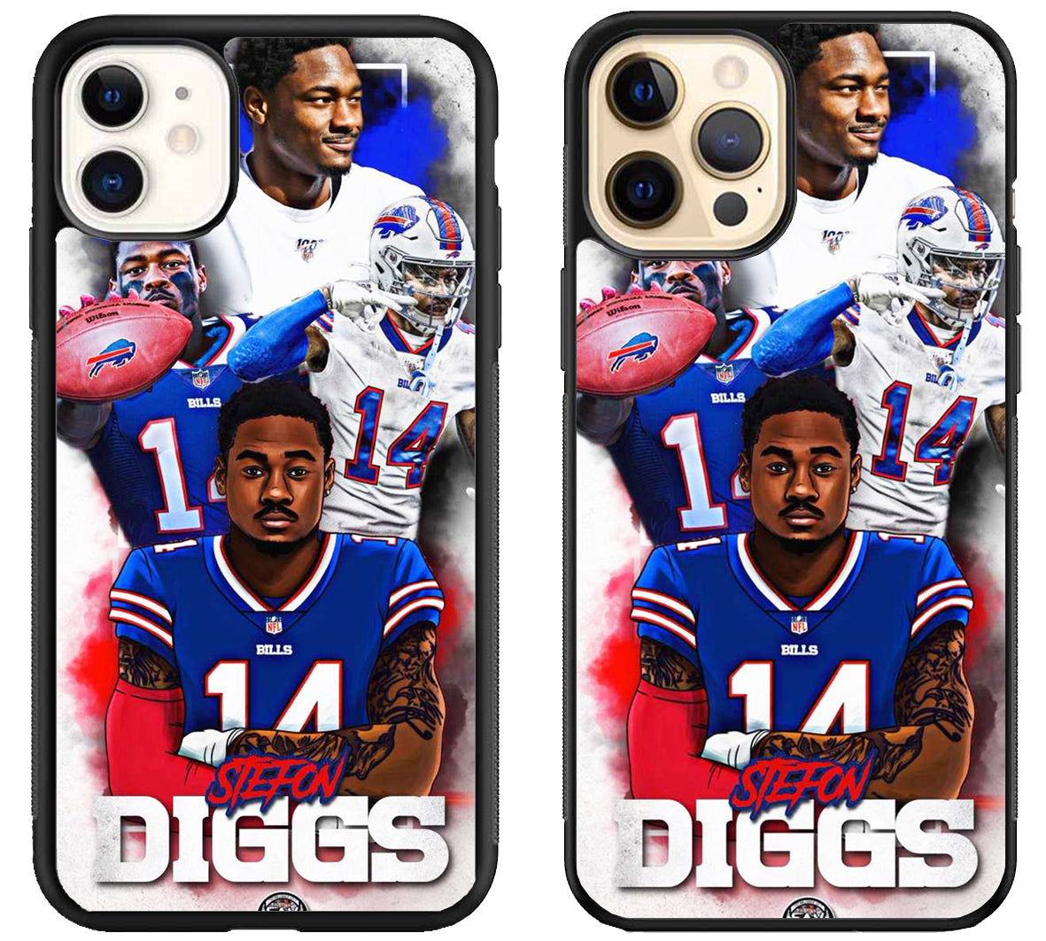 Stefon Diggs Buffalo Bills Collage iPhone 12 | 12 Mini | 12 Pro | 12 Pro Max Case