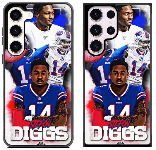 Stefon Diggs Buffalo Bills Collage Samsung Galaxy S23 | S23+ | S23 Ultra Case