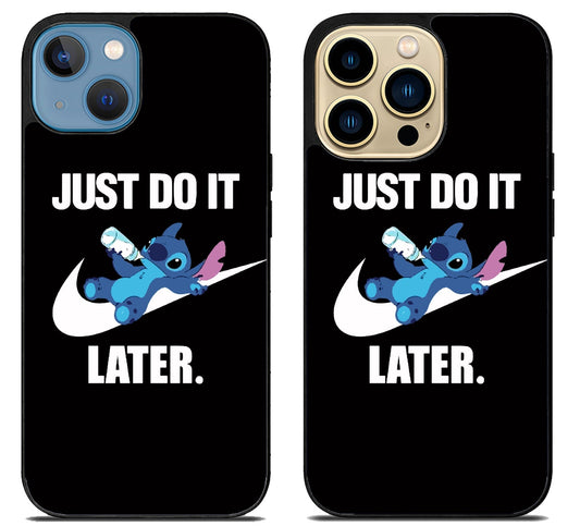 Stitch Just Do it Later iPhone 14 | 14 Plus | 14 Pro | 14 Pro Max Case