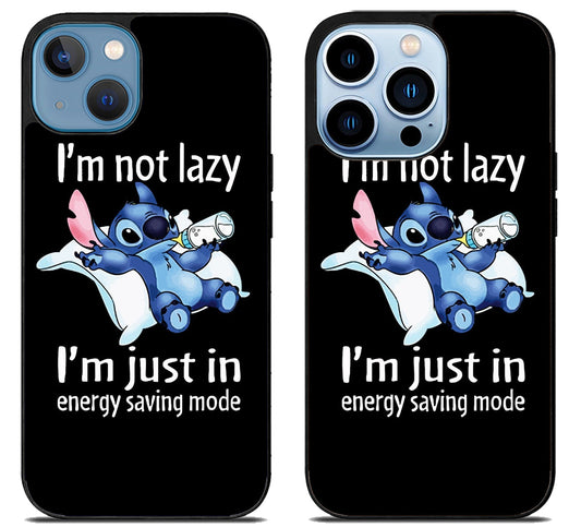 Stitch im Not Lazy iPhone 13 | 13 Mini | 13 Pro | 13 Pro Max Case