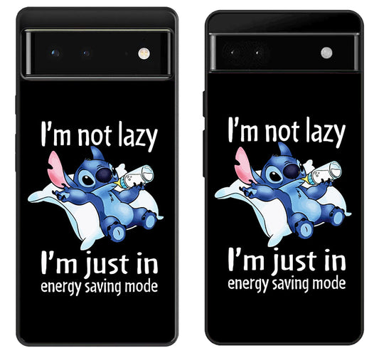 Stitch im Not Lazy Google Pixel 6 | 6A | 6 Pro Case