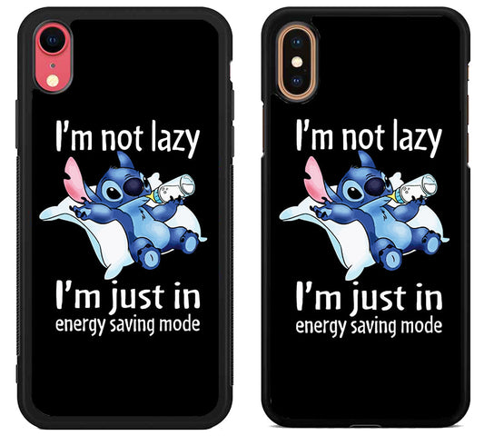 Stitch im Not Lazy iPhone X | Xs | Xr | Xs Max Case
