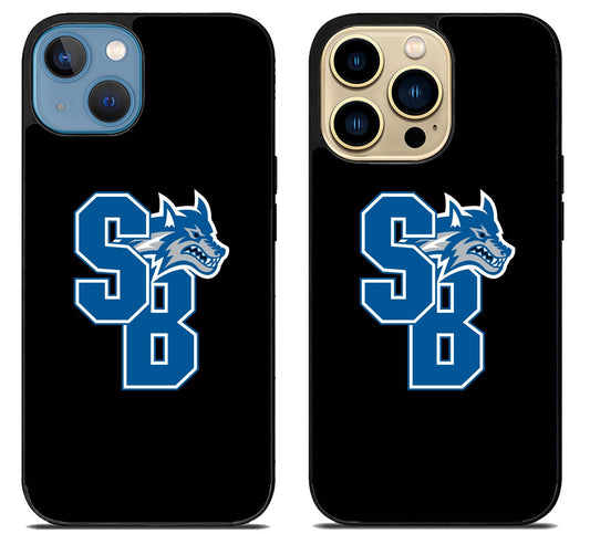 Stony Brook Seawolves Black iPhone 14 | 14 Plus | 14 Pro | 14 Pro Max Case