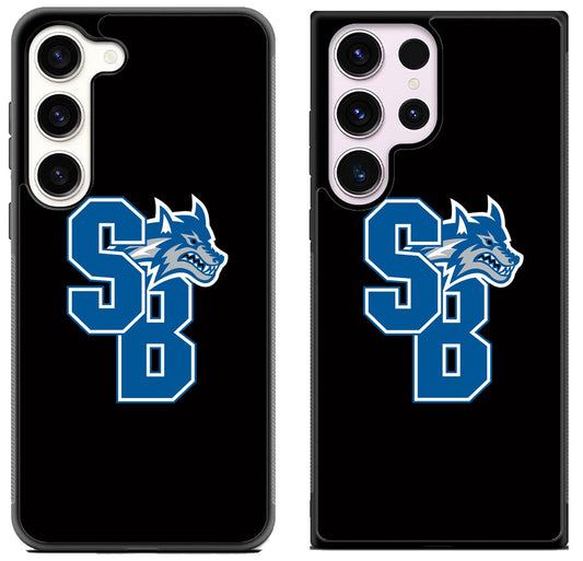 Stony Brook Seawolves Black Samsung Galaxy S23 | S23+ | S23 Ultra Case