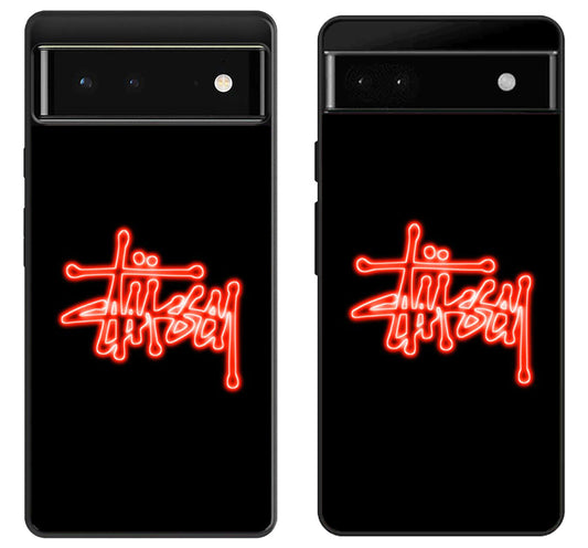 Stussy Color Red Light Google Pixel 6 | 6A | 6 Pro Case