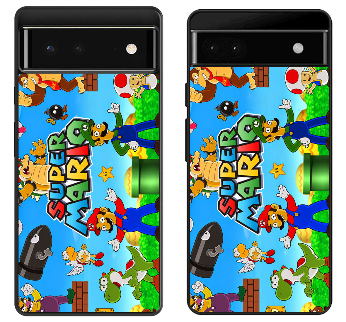 Super Mario Luigi Google Pixel 6 | 6A | 6 Pro Case