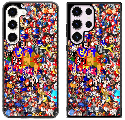 Super Mario Collage Samsung Galaxy S23 | S23+ | S23 Ultra Case