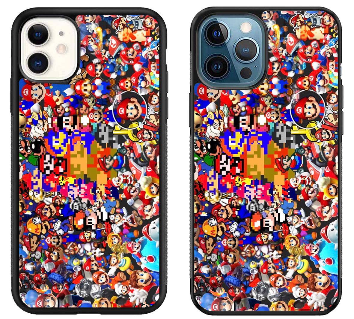 Super Mario Wallpaper Collage iPhone 11 | 11 Pro | 11 Pro Max Case