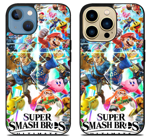 Super Smash Bros Super Mario iPhone 14 | 14 Plus | 14 Pro | 14 Pro Max Case