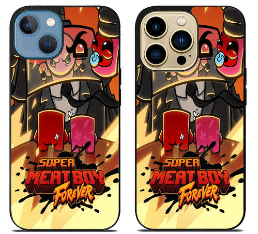 Super meat boy Forever Background iPhone 14 | 14 Plus | 14 Pro | 14 Pro Max Case