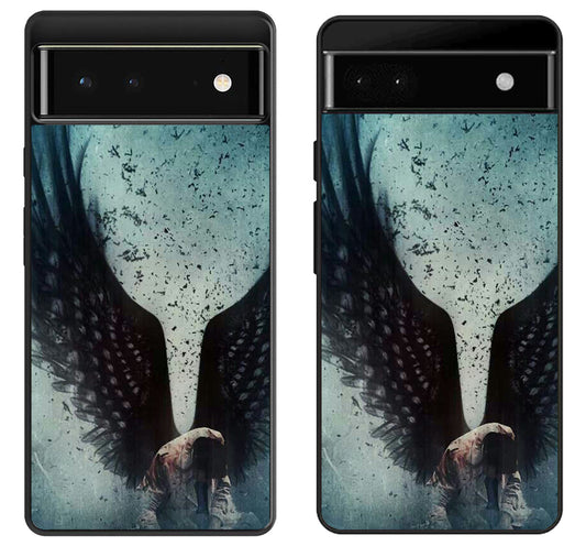 Supernatural castiel wings Google Pixel 6 | 6A | 6 Pro Case