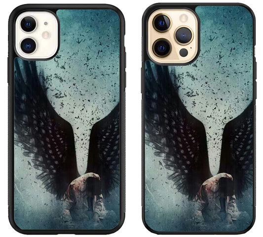 Supernatural castiel wings iPhone 12 | 12 Mini | 12 Pro | 12 Pro Max Case