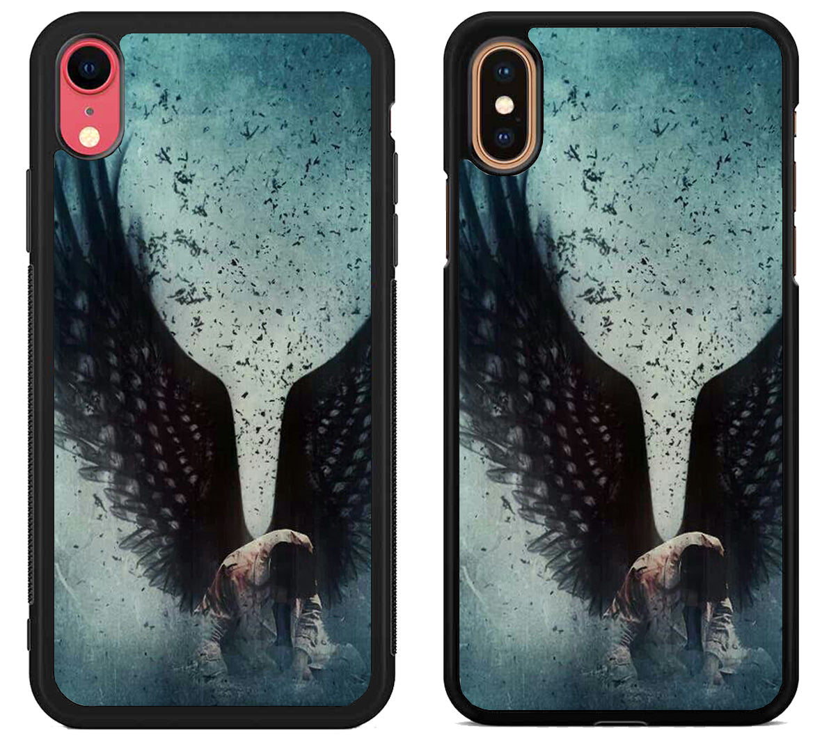 Supernatural castiel wings iPhone X | Xs | Xr | Xs Max Case