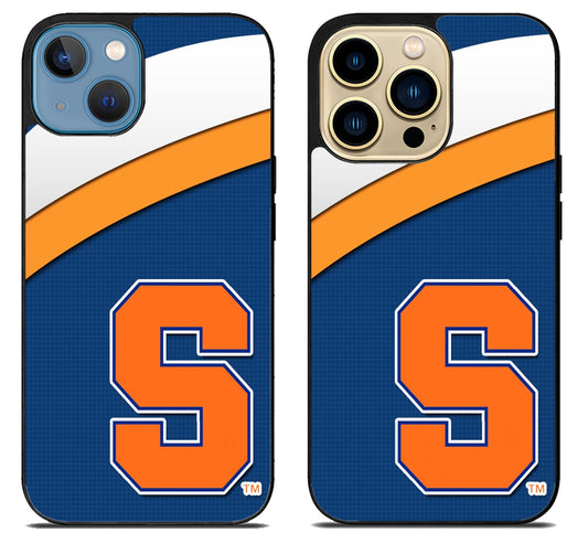 Syracuse Orange Logo Strip iPhone 14 | 14 Plus | 14 Pro | 14 Pro Max Case