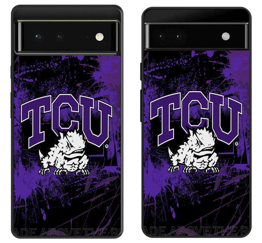 TCU Horned Frogs Artwork Google Pixel 6 | 6A | 6 Pro Case