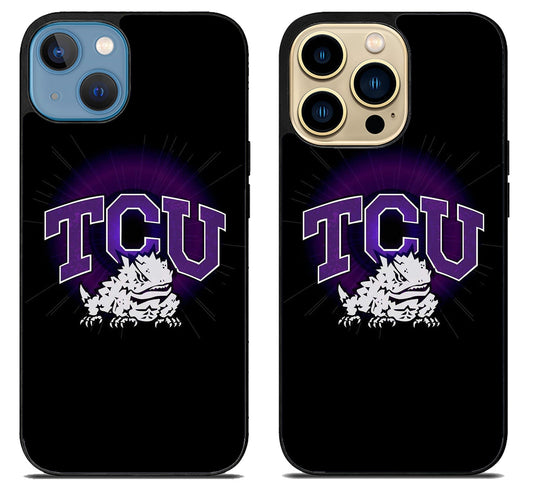TCU Horned Frogs Black iPhone 14 | 14 Plus | 14 Pro | 14 Pro Max Case