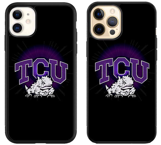 TCU Horned Frogs Black iPhone 12 | 12 Mini | 12 Pro | 12 Pro Max Case