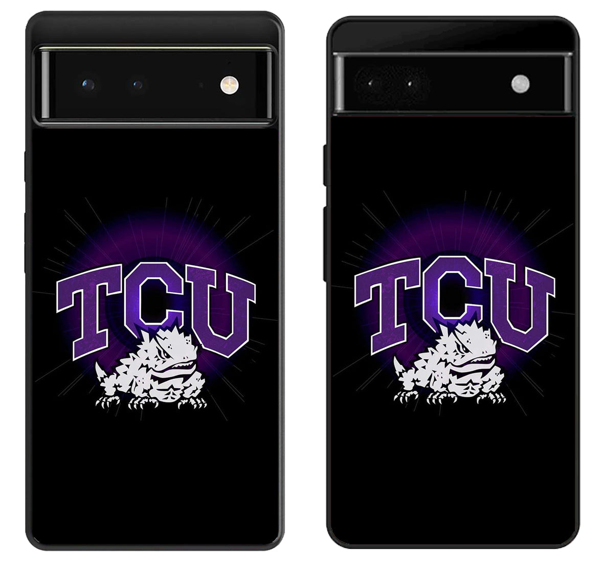 TCU Horned Frogs Black Google Pixel 6 | 6A | 6 Pro Case