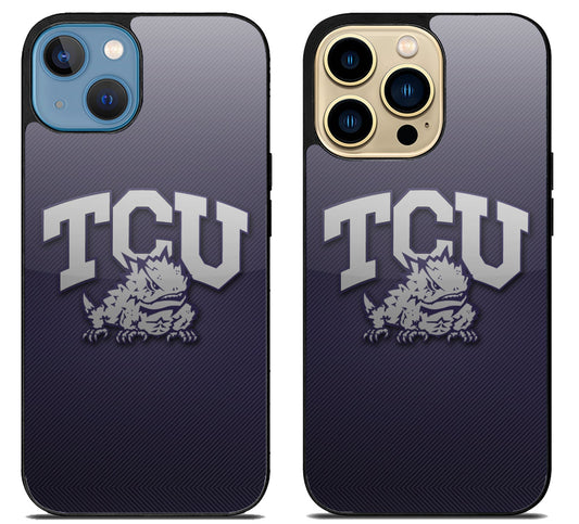 TCU Horned Frogs Carbon iPhone 14 | 14 Plus | 14 Pro | 14 Pro Max Case