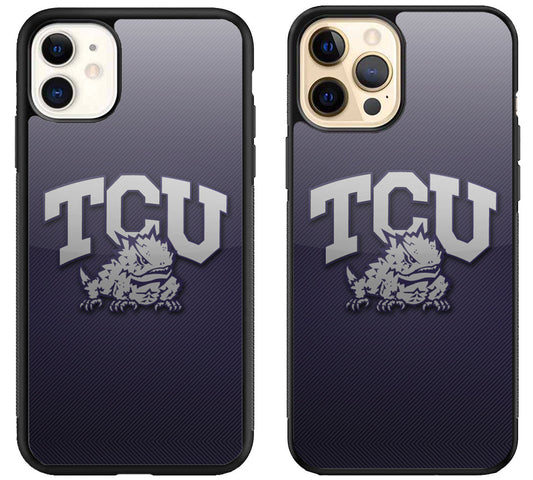 TCU Horned Frogs Carbon iPhone 12 | 12 Mini | 12 Pro | 12 Pro Max Case