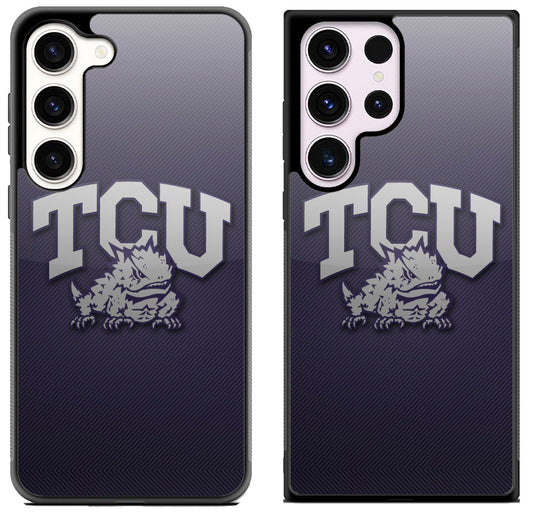 TCU Horned Frogs Carbon Samsung Galaxy S23 | S23+ | S23 Ultra Case