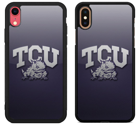 TCU Horned Frogs Carbon iPhone X | Xs | Xr | Xs Max Case