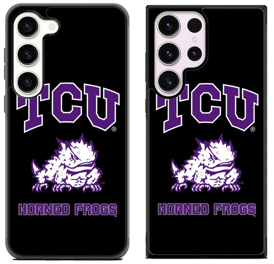 TCU Horned Frogs Logo Samsung Galaxy S23 | S23+ | S23 Ultra Case