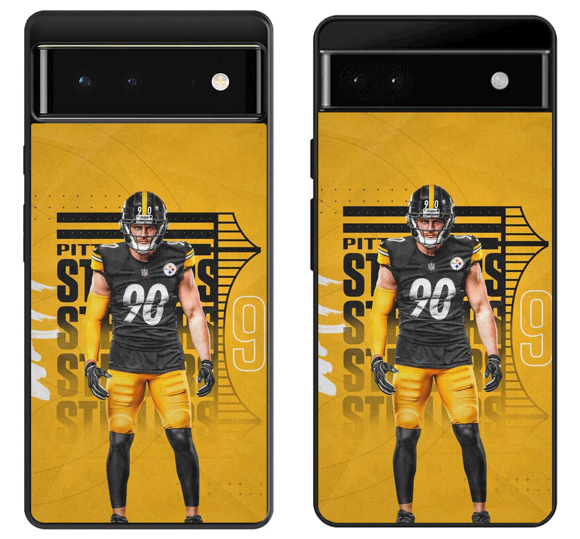 TJ Watt Pittsburgh Steelers Style Google Pixel 6 | 6A | 6 Pro Case