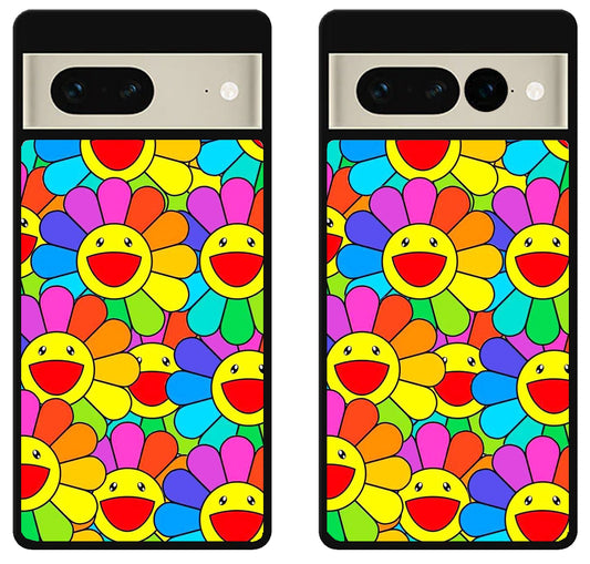 Takashi Murakami Flower Google Pixel 7 | 7 Pro Case
