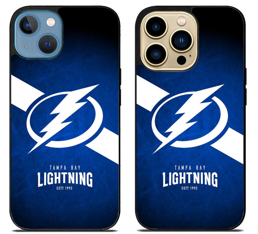 Tampa Bay Lightning Theme iPhone 14 | 14 Plus | 14 Pro | 14 Pro Max Case