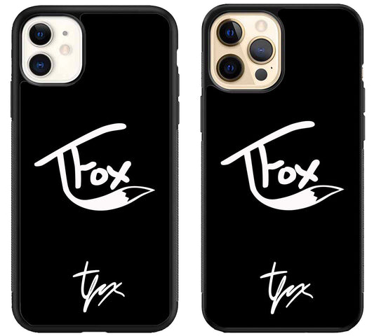 Tanner Fox Black iPhone 12 | 12 Mini | 12 Pro | 12 Pro Max Case