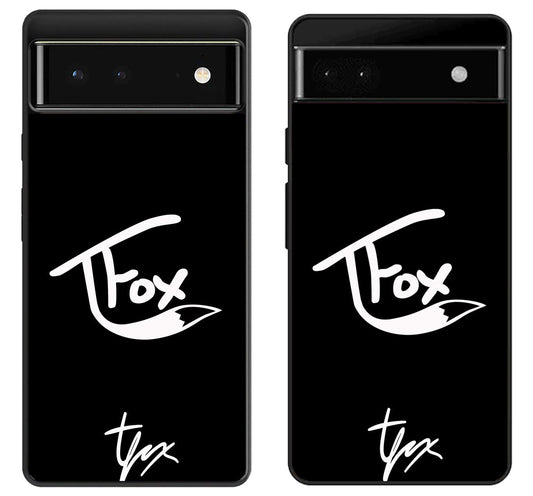 Tanner Fox Black Signatute Google Pixel 6 | 6A | 6 Pro Case