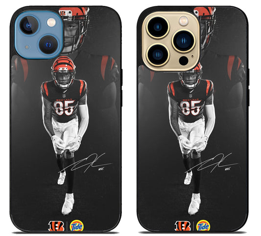 Tee Higgins Cincinnati Bengals iPhone 14 | 14 Plus | 14 Pro | 14 Pro Max Case