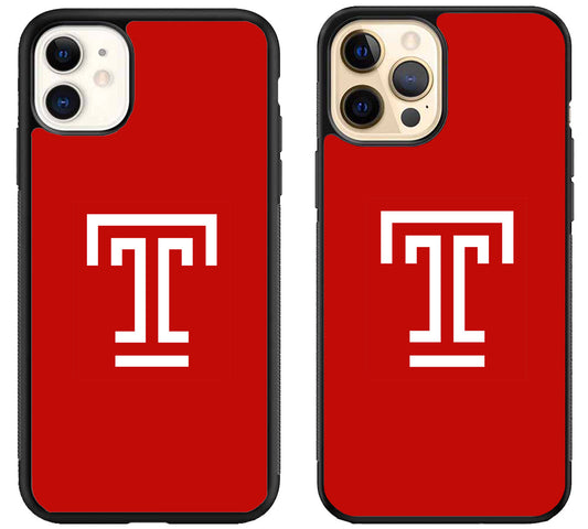 Temple Owls University Logo iPhone 12 | 12 Mini | 12 Pro | 12 Pro Max Case