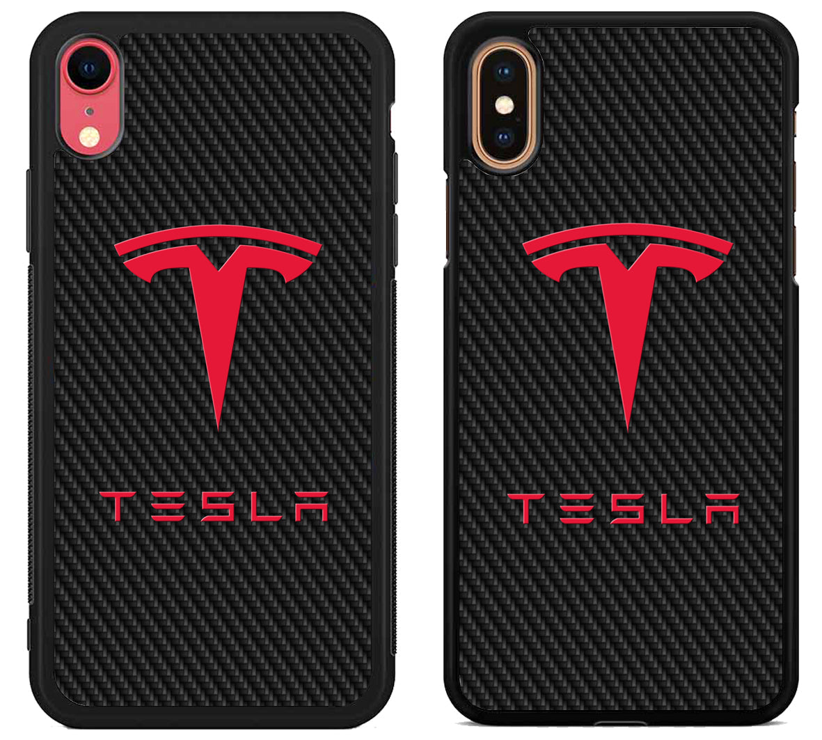 Tesla Black Carbon iPhone X | Xs | Xr | Xs Max Case