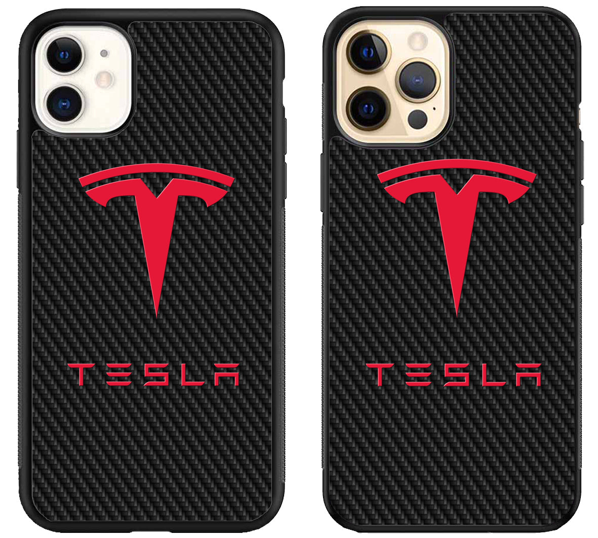Tesla Carbon iPhone 12 | 12 Mini | 12 Pro | 12 Pro Max Case