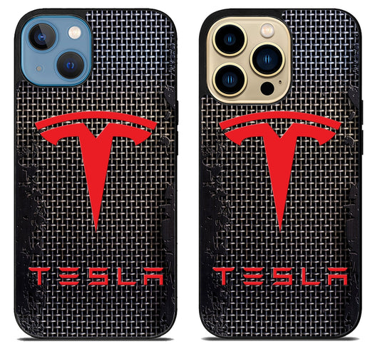 Tesla Logo Cover iPhone 14 | 14 Plus | 14 Pro | 14 Pro Max Case