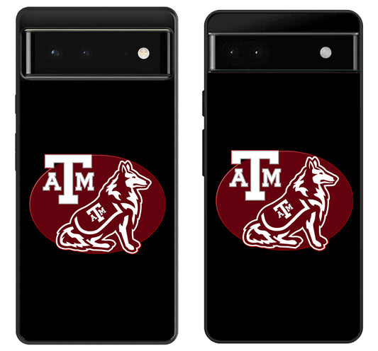 Texas A&M Aggies Black Google Pixel 6 | 6A | 6 Pro Case